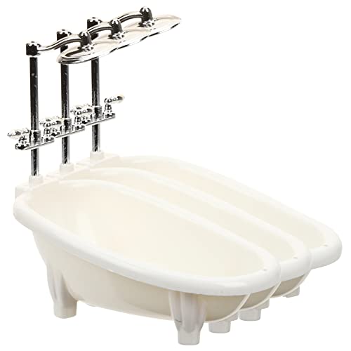 PHENOFICE Badewanne 3er Set Mini Badewanne Für Puppen Badezimmer Zubehör Für Puppenhäuser Hochwertige Für Kreatives Rollenspiel Und Dekoration Spielzeug Badewanne PHENOFICE Badewanne 3er Set Mini Badewanne Für Puppen Badezimmer Zubehör Für Puppenhäuser Hochwertige Für Kreatives Rollenspiel Und Dekoration Spielzeug Badewanne von PHENOFICE