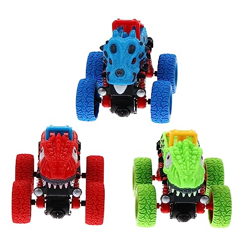 PHENOFICE 3er Set Offroad Modellautos Spielzeugautos Für Reibungsbetriebene Kunststofffahrzeuge Lernspielzeug Für Jungen Und ädchen Inertia Car Design Zufällige Dino Edition PHENOFICE 3er Set Offroad Modellautos Spielzeugautos Für Reibungsbetriebene Kunststofffahrzeuge Lernspielzeug Für Jungen Und ädchen Inertia Car Design Zufällige Dino Edition von PHENOFICE