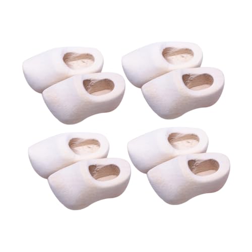 PHENOFICE 4 Paar Clogs Puppenhaus Zubehör Kinder Graffiti Malspielzeug Holz Mini Klompen Basteln Holzschuhe Modell Puppenhaus Zubehör Puppenhaus Schuh Ornament Miniatur Klompen PHENOFICE 4 Paar Clogs Puppenhaus Zubehör Kinder Graffiti Malspielzeug Holz Mini Klompen Basteln Holzschuhe Modell Puppenhaus Zubehör Puppenhaus Schuh Ornament Miniatur Klompen von PHENOFICE