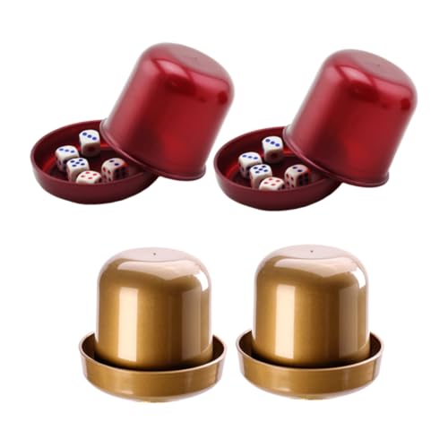 PHENOFICE 4er-Set Würfelbecher Aus Plastik Mit Ktv-spielwürfeln Party-Spielzeug Spielrequisiten Für Erwachsene Und Kinder PHENOFICE 4er-Set Würfelbecher Aus Plastik Mit Ktv-spielwürfeln Party-Spielzeug Spielrequisiten Für Erwachsene Und Kinder von PHENOFICE
