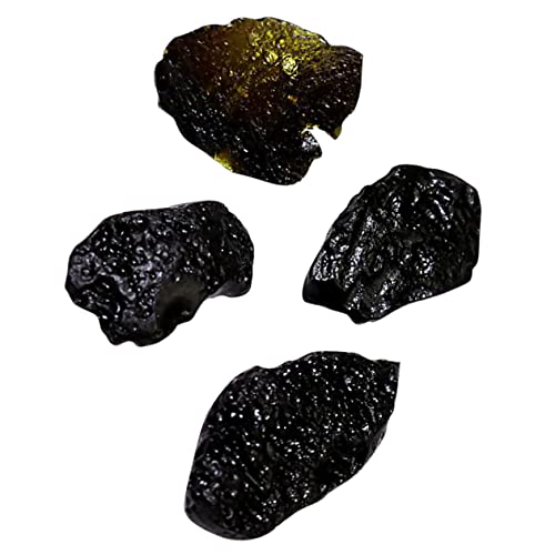 PHENOFICE 4 Stück Glasmeteorit Landschaft Geode Meteoritengestein Platz Mond- Lehrmittel Meteoriten Lehren Tischschmuck Kinderspielzeug Meteoritenschmuck Tektit-Exemplar Black PHENOFICE 4 Stück Glasmeteorit Landschaft Geode Meteoritengestein Platz Mond- Lehrmittel Meteoriten Lehren Tischschmuck Kinderspielzeug Meteoritenschmuck Tektit-Exemplar Black von PHENOFICE