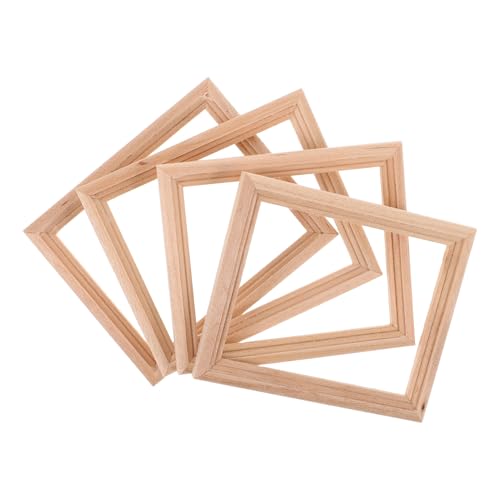 PHENOFICE 4 Stück Holz Mini Rahmen Puppenhaus Winzige Möbel Puppenhaus Fotorahmen Mikro Landschaft Dekore Simulation Bilderrahmen Mini Dekoration PHENOFICE 4 Stück Holz Mini Rahmen Puppenhaus Winzige Möbel Puppenhaus Fotorahmen Mikro Landschaft Dekore Simulation Bilderrahmen Mini Dekoration von PHENOFICE