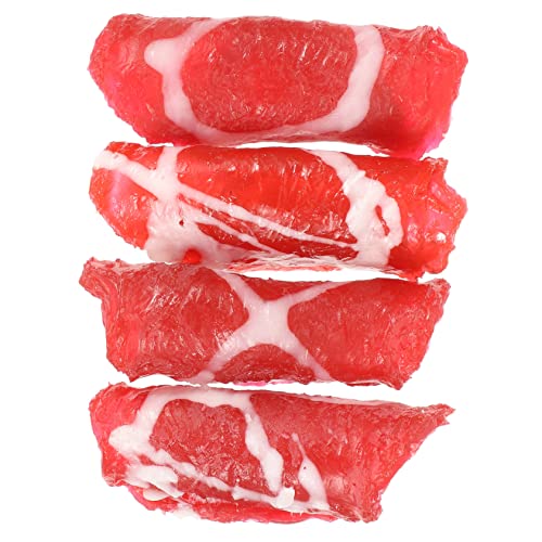 PHENOFICE 4 Stück Rolle Simulation Fleischbrötchen Kunstfleischornament aussehendes falsches Fleisch Spielzeug hohzeitdeko gefälschtes Essen naturgetreue Fleischdekoration Food-Modell PHENOFICE 4 Stück Rolle Simulation Fleischbrötchen Kunstfleischornament aussehendes falsches Fleisch Spielzeug hohzeitdeko gefälschtes Essen naturgetreue Fleischdekoration Food-Modell von PHENOFICE
