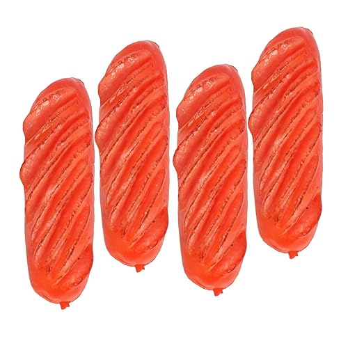 PHENOFICE 4 Stück Simulation Hot Dog Faux Hot Dog Ornament Künstliches Hot Dog Modell Simulierter Hot Dog Künstliches Lebensmittelmodell Gefälschtes Hot Dog Displaymodell Fotografie PHENOFICE 4 Stück Simulation Hot Dog Faux Hot Dog Ornament Künstliches Hot Dog Modell Simulierter Hot Dog Künstliches Lebensmittelmodell Gefälschtes Hot Dog Displaymodell Fotografie von PHENOFICE