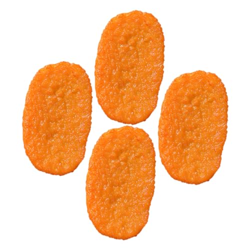 PHENOFICE 4 Stück Simuliertes Gebratenes Hähnchensteak Lebensmittelmodell, Realistische Requisiten Für Gekochte Lebensmittel, Realistische Frittierte Lebensmittel, Gefälschte Snack Modelle, von PHENOFICE