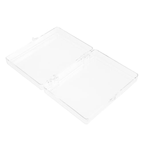 PHENOFICE 4 Teilige Box Pokerbox Aufbewahrungsbehälter Spielkartenhalter Spielkartenhalter Rechteckiger Kartenhalter Klare Hüllen Rechteckiger Aufbewahrungshalter Rechteckige Kartenhülle von PHENOFICE