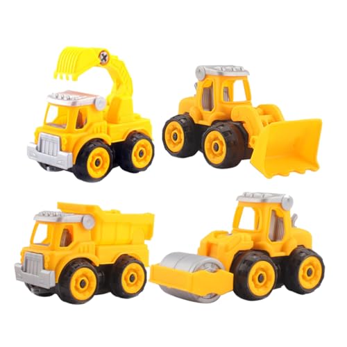 PHENOFICE Kinder Auto Spielzeug Autos Spielzeug 4 Teiliges DIY Bausatz Spielzeugauto Set Abnehmbare Ingenieurfahrzeuge Kreative Bagger Modelle Lehrreiches Auto Für Zufälliger Stil PHENOFICE Kinder Auto Spielzeug Autos Spielzeug 4 Teiliges DIY Bausatz Spielzeugauto Set Abnehmbare Ingenieurfahrzeuge Kreative Bagger Modelle Lehrreiches Auto Für Zufälliger Stil von PHENOFICE