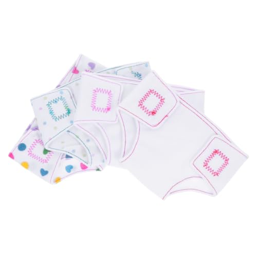 PHENOFICE 4-teilige Puppenwindeln: Für 18-Zoll-mädchenpuppen, Wiederverwendbare Puppenunterwäscheteile Aus Stoff Für Rollenspiele Und Party-ankleidepartys Mit Babypuppen PHENOFICE 4-teilige Puppenwindeln: Für 18-Zoll-mädchenpuppen, Wiederverwendbare Puppenunterwäscheteile Aus Stoff Für Rollenspiele Und Party-ankleidepartys Mit Babypuppen von PHENOFICE