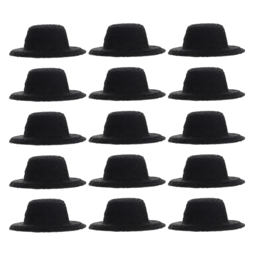 PHENOFICE 40 Stück Mini-hüte Zum Basteln: Mini-formalhüte Schwarz – Miniatur-puppenmütze Für Bastelarbeiten Und Partydekorationen – Puppenhaus-miniaturzubehör PHENOFICE 40 Stück Mini-hüte Zum Basteln: Mini-formalhüte Schwarz – Miniatur-puppenmütze Für Bastelarbeiten Und Partydekorationen – Puppenhaus-miniaturzubehör von PHENOFICE