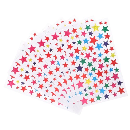 PHENOFICE 5 Bögen Sternaufkleber Fürs Klassenzimmer, Sternaufkleber Für Kinder, Belohnungssternaufkleber Zum Basteln, Sternaufkleber Für Kinder, Dekorative Sternaufkleber, Sternaufkleber PHENOFICE 5 Bögen Sternaufkleber Fürs Klassenzimmer, Sternaufkleber Für Kinder, Belohnungssternaufkleber Zum Basteln, Sternaufkleber Für Kinder, Dekorative Sternaufkleber, Sternaufkleber von PHENOFICE