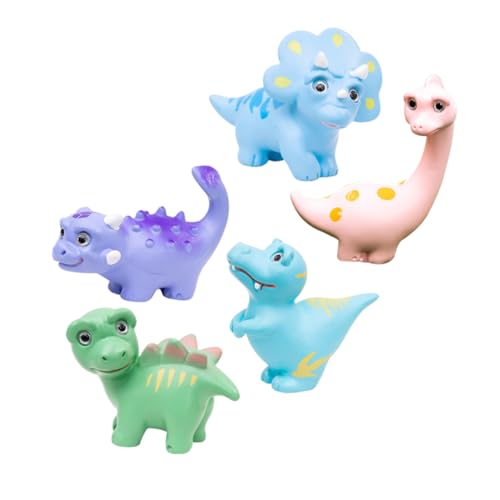 PHENOFICE Mini-dinosaurierfiguren Aus Kunstharz 5 Stück Dinosaurier-Ornamente Kleine Cartoon-Dinosaurier Für Gartendeko Und Mikrolandschaft PHENOFICE Mini-dinosaurierfiguren Aus Kunstharz 5 Stück Dinosaurier-Ornamente Kleine Cartoon-Dinosaurier Für Gartendeko Und Mikrolandschaft von PHENOFICE