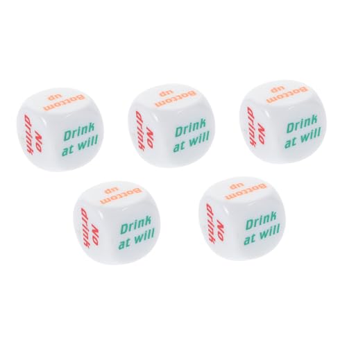 PHENOFICE 5 Stück Trinksieb Spiel Requisiten Für Spieleabende Trinkspiel Für Erwachsene Großmengen Spaß Beim Trinken Zum Glücksspiel Für Trinkwürfel Unterhaltungswürfel Brettspiel PHENOFICE 5 Stück Trinksieb Spiel Requisiten Für Spieleabende Trinkspiel Für Erwachsene Großmengen Spaß Beim Trinken Zum Glücksspiel Für Trinkwürfel Unterhaltungswürfel Brettspiel von PHENOFICE