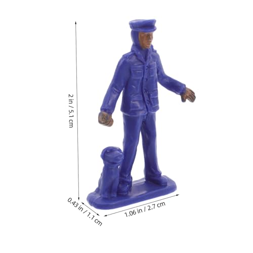 PHENOFICE 50 Stück Polizeimodell Menschenmodell Der Polizeistation Spielzeugfigur Der Polizei Tischstatuen Und -Figuren Sandtischverzierung Miniatur -Ornamente Modell Für Sandtisch Pp Blau PHENOFICE 50 Stück Polizeimodell Menschenmodell Der Polizeistation Spielzeugfigur Der Polizei Tischstatuen Und -Figuren Sandtischverzierung Miniatur -Ornamente Modell Für Sandtisch Pp Blau von PHENOFICE