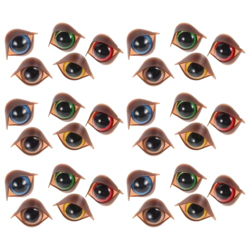 PHENOFICE 50 Stück Sicherheitsaugen für Häkeltiere Plastische Augen für DIY Puppen Realistische Augen für Plüschtiere für Handarbeiten und Kreative Projekte PHENOFICE 50 Stück Sicherheitsaugen für Häkeltiere Plastische Augen für DIY Puppen Realistische Augen für Plüschtiere für Handarbeiten und Kreative Projekte von PHENOFICE