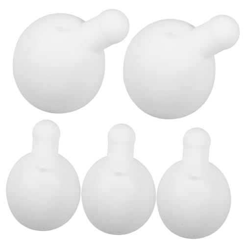 PHENOFICE 5St Blasenblasende Puppe Ballon Hundeballwerfer quietschend Maschine dekompressionsspielzeug Gummiball Puppenblasen zusammendrücken austauschbare Quetschspielzeugblasen Weiß PHENOFICE 5St Blasenblasende Puppe Ballon Hundeballwerfer quietschend Maschine dekompressionsspielzeug Gummiball Puppenblasen zusammendrücken austauschbare Quetschspielzeugblasen Weiß von PHENOFICE