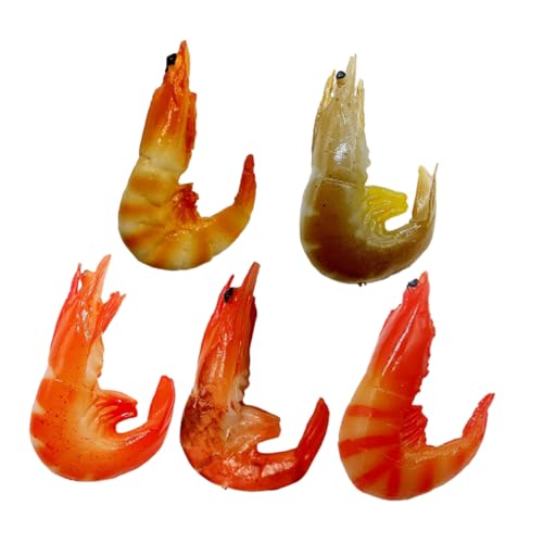 PHENOFICE 5St künstliche Garnelen malerflies malerstaffelei Wasserdichtes Garnelenmodell daimaint Paiting Aquarium Shrimp Shelter gefälscht vorgeben Fisch Stütze Fake-Garnelen-Ornament PVC PHENOFICE 5St künstliche Garnelen malerflies malerstaffelei Wasserdichtes Garnelenmodell daimaint Paiting Aquarium Shrimp Shelter gefälscht vorgeben Fisch Stütze Fake-Garnelen-Ornament PVC von PHENOFICE