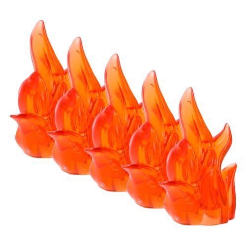 PHENOFICE 5 Stück Flammenmarker Lernbausteine für Kinder mit Miniatur Feuereffekten Actionfiguren Zubehör für Kreative Spielideen und Halloween Dekoration PHENOFICE 5 Stück Flammenmarker Lernbausteine für Kinder mit Miniatur Feuereffekten Actionfiguren Zubehör für Kreative Spielideen und Halloween Dekoration von PHENOFICE