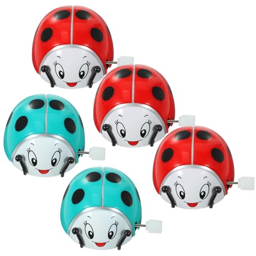PHENOFICE 5er Set Aufziehspielzeug Marienkäfer Bunte Uhrwerkspielzeuge Für Kleinkinder Krabbelspielzeug Für Jungen Und ädchen Fördert Die Motorik Zufällige Farben PHENOFICE 5er Set Aufziehspielzeug Marienkäfer Bunte Uhrwerkspielzeuge Für Kleinkinder Krabbelspielzeug Für Jungen Und ädchen Fördert Die Motorik Zufällige Farben von PHENOFICE