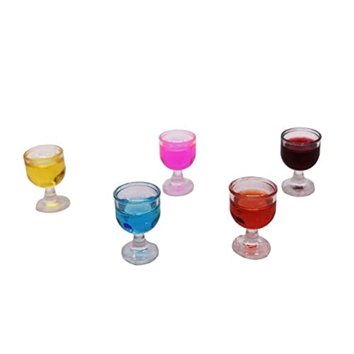 PHENOFICE 5pcs Mini Beer Cups Modelle Mini Decors Kleines Hauszubehör (zufällige Farbe) von PHENOFICE
