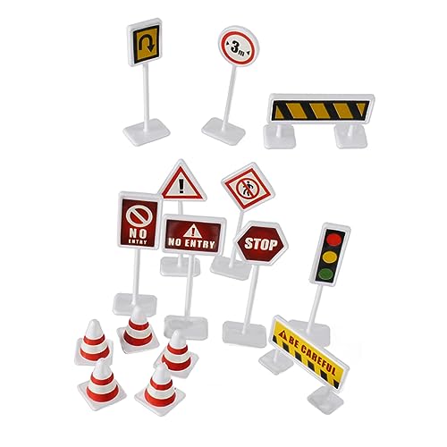 PHENOFICE 6 Sätze Simulations-verkehrszeichenmodelle Kindergarten Lernspielzeug Mini-straßenschilder Für Kinder PHENOFICE 6 Sätze Simulations-verkehrszeichenmodelle Kindergarten Lernspielzeug Mini-straßenschilder Für Kinder von PHENOFICE