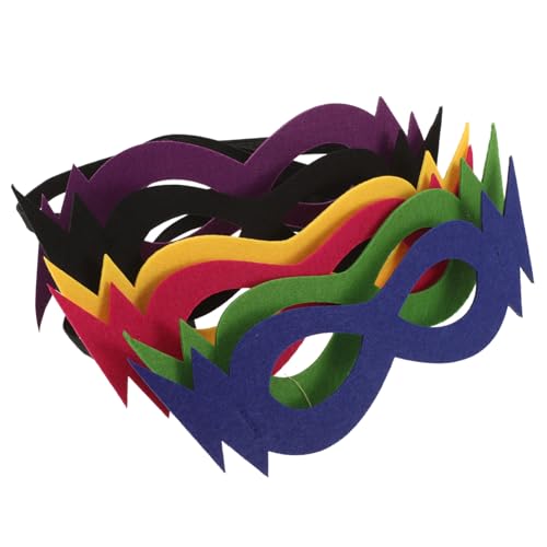 PHENOFICE 6 Stück Kinder Halloween Filzmasken Maskerade Cosplay Masken Karnevalsmasken Maskerade Ballmaske Halbe Maskerademaske PHENOFICE 6 Stück Kinder Halloween Filzmasken Maskerade Cosplay Masken Karnevalsmasken Maskerade Ballmaske Halbe Maskerademaske von PHENOFICE