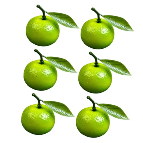 PHENOFICE 6 Stücke Lebensechte Gefälschte Orangen Künstliche Obst Zweige Für Home Office Fotografie von PHENOFICE