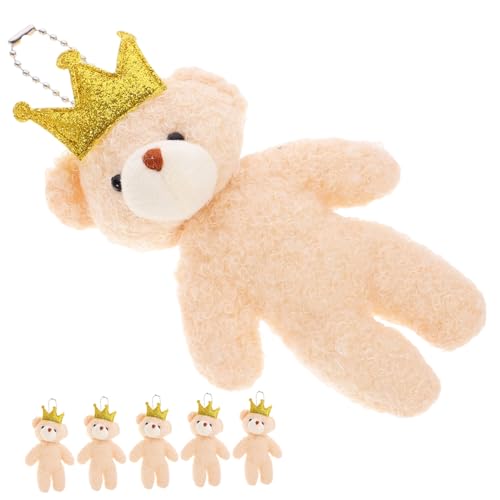 PHENOFICE 6 Stück Mini Bär Schlüsselanhänger Plüsch Bären für DIY Dekoration Weiche Mini Kuscheltiere als Anhänger für Taschen Rucksäcke und für Anlässe Wie Geburtstag und Weihnachten PHENOFICE 6 Stück Mini Bär Schlüsselanhänger Plüsch Bären für DIY Dekoration Weiche Mini Kuscheltiere als Anhänger für Taschen Rucksäcke und für Anlässe Wie Geburtstag und Weihnachten von PHENOFICE