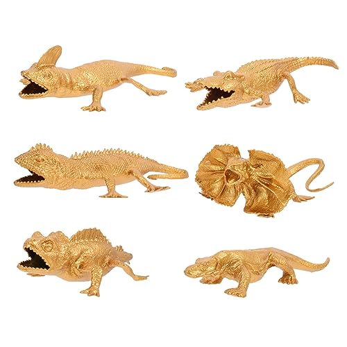 PHENOFICE 6 Stück Simulationstiermodell Landschaftsbau Tiermodelle Tiere Basteln Simulationstiere Modell Tierdekore Tierdekor Kleintier Kinder Tierspielzeug Tierspielzeug Wohndekor von PHENOFICE