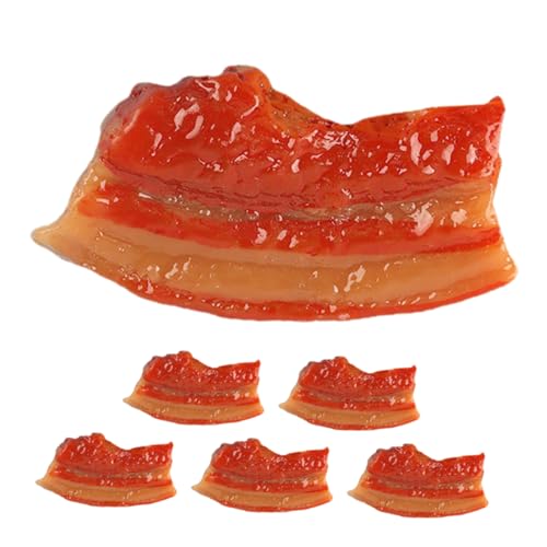 PHENOFICE 6 Stück Simulierter Schweinebauch, Kunstfleisch, Lebensechtes Lebensmittelmodell, Party Requisite, Schweinefleischmodell, Foto Requisiten, Künstliches Fleisch, Requisite, PHENOFICE 6 Stück Simulierter Schweinebauch, Kunstfleisch, Lebensechtes Lebensmittelmodell, Party Requisite, Schweinefleischmodell, Foto Requisiten, Künstliches Fleisch, Requisite, von PHENOFICE
