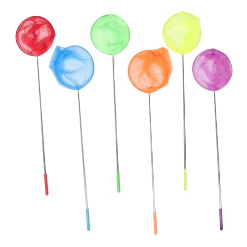 PHENOFICE 6 Stück Teleskopisches Insektennetz für Teiliges Farben Blau Rot Gelb Orange Neon Grün Ausziehbares Netz für von Insekten und Kleinen Fischen Outdoor für Mädchen und Jungen PHENOFICE 6 Stück Teleskopisches Insektennetz für Teiliges Farben Blau Rot Gelb Orange Neon Grün Ausziehbares Netz für von Insekten und Kleinen Fischen Outdoor für Mädchen und Jungen von PHENOFICE
