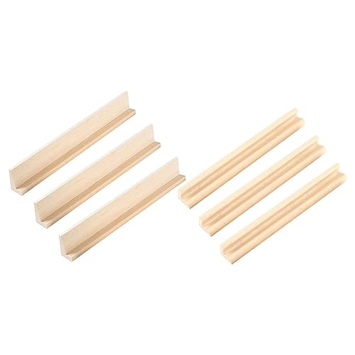 PHENOFICE 6 Teiliger Domino Ständer, Multifunktions Domino Halter, Domino Karten Basen, Multifunktions Domino Basen, Holz Präsentationshalter, DIY Domino Tabletts, Multifunktions Domino PHENOFICE 6 Teiliger Domino Ständer, Multifunktions Domino Halter, Domino Karten Basen, Multifunktions Domino Basen, Holz Präsentationshalter, DIY Domino Tabletts, Multifunktions Domino von PHENOFICE