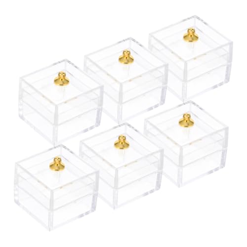 PHENOFICE 6 Teiliges Aufbewahrungsbox Modell, Kleiner Behälter, Mini Kunststoffboxen, Kleine, Durchsichtige Leckerli Boxen, Mini Requisiten, Simulationsdekore, Spielzeugbehälter, PHENOFICE 6 Teiliges Aufbewahrungsbox Modell, Kleiner Behälter, Mini Kunststoffboxen, Kleine, Durchsichtige Leckerli Boxen, Mini Requisiten, Simulationsdekore, Spielzeugbehälter, von PHENOFICE