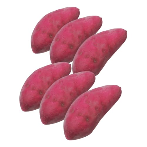 PHENOFICE 6 Teiliges Gemüsemodell, Küchendekoration, Realistisches Süßkartoffelmodell, Schaufenster Display Requisiten, Simulationsgemüse, Künstliche Gemüsedekorationen, Süßkartoffel PHENOFICE 6 Teiliges Gemüsemodell, Küchendekoration, Realistisches Süßkartoffelmodell, Schaufenster Display Requisiten, Simulationsgemüse, Künstliche Gemüsedekorationen, Süßkartoffel von PHENOFICE