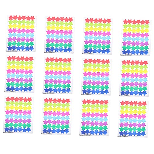 PHENOFICE 60 Blatt Stern Belohnungsaufkleber, Lehreraufkleber, Kinderzubehör, Dekorative Sternaufkleber, Kleine Aufkleber Für Kinder, Belohnungstabelle, Sternaufkleber Für Kinder, PHENOFICE 60 Blatt Stern Belohnungsaufkleber, Lehreraufkleber, Kinderzubehör, Dekorative Sternaufkleber, Kleine Aufkleber Für Kinder, Belohnungstabelle, Sternaufkleber Für Kinder, von PHENOFICE