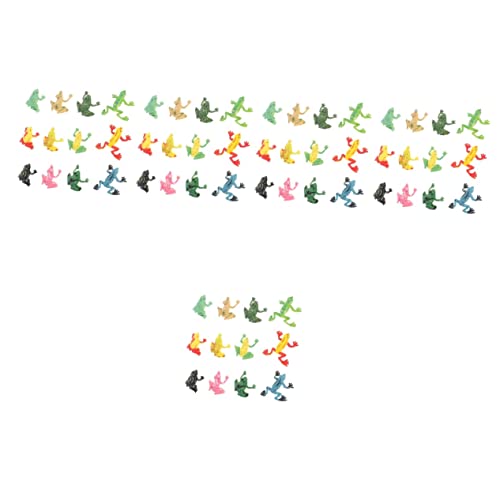 PHENOFICE 60 Stück Frosch Modell Spielzeug, Kleine Froschfiguren, Froschfigur, Plastikfrösche, Spielzeugfrösche Für Kinder, Frosch Minifiguren, Spielfrosch Spielzeug, Kleine Froschfigur, von PHENOFICE