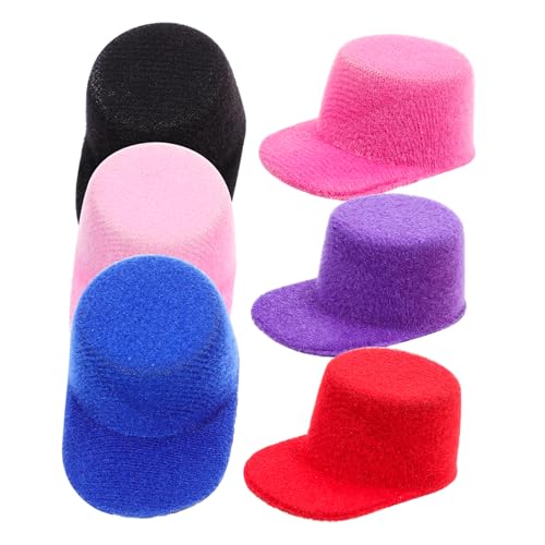 PHENOFICE 6Stücke Mini Hüte aus Filz für DIY Projekte Dekorative Puppenhüte Leichte Mini Hutornamente Farben für Bastelarbeiten und Puppendekoration PHENOFICE 6Stücke Mini Hüte aus Filz für DIY Projekte Dekorative Puppenhüte Leichte Mini Hutornamente Farben für Bastelarbeiten und Puppendekoration von PHENOFICE