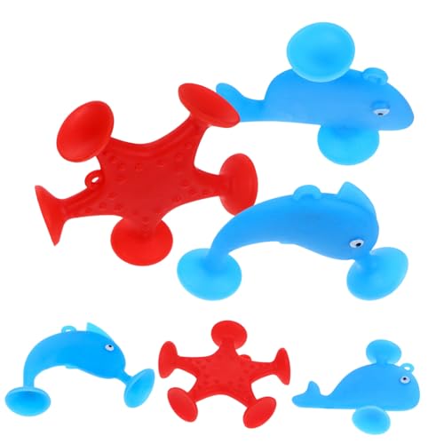 PHENOFICE 6er Set Saugnapf Badewannenspielzeug Tierförmige Badespielzeuge Für Inklusive Seestern Und Wal Ideal Für Die Badewanne Und Dusche PHENOFICE 6er Set Saugnapf Badewannenspielzeug Tierförmige Badespielzeuge Für Inklusive Seestern Und Wal Ideal Für Die Badewanne Und Dusche von PHENOFICE