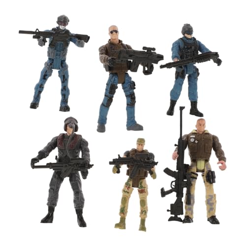 PHENOFICE Flexibles Gelenk – 6-teilige Männliche Actionfiguren – Männer-Sets Für Jungen von PHENOFICE