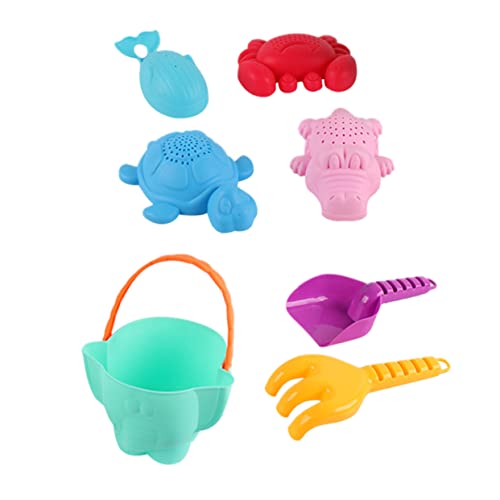 PHENOFICE 7-teiliges Tragbares Strandspielzeug-Set Zum Geburtstag Eimer Und Trichter Leuchtende Farben Und Formen Sandstrandspielzeug Für Kinder Zufällige Farbe PHENOFICE 7-teiliges Tragbares Strandspielzeug-Set Zum Geburtstag Eimer Und Trichter Leuchtende Farben Und Formen Sandstrandspielzeug Für Kinder Zufällige Farbe von PHENOFICE