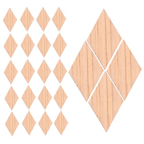 PHENOFICE 72st Puppenhaus Montierter Boden Simulation Mini-bodenbelag Puppenminiaturen Simulierter Mini-bodenbelag Miniboden Für Tiny House Puppenhaus-Accessoire Miniatur-Dinge Bambus von PHENOFICE