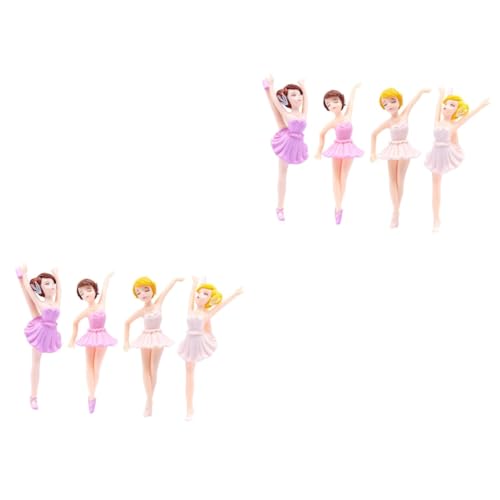 PHENOFICE 8 Stück Ballerina Mädchen Ornamente, Ballerina Tutu, Cupcake Topper, Backdekorationen, Ballerina Mädchen Dekoration, Geburtstags Backdekor, Mädchen Kuchendekoration, Ballett PHENOFICE 8 Stück Ballerina Mädchen Ornamente, Ballerina Tutu, Cupcake Topper, Backdekorationen, Ballerina Mädchen Dekoration, Geburtstags Backdekor, Mädchen Kuchendekoration, Ballett von PHENOFICE