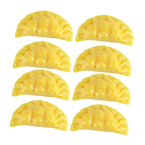 PHENOFICE 8 Stück Eierknödel Modell, Künstliches Lebensmittelknödel , Künstliches Obstdekor, Künstliches Knödel Lebensmittelmodell, Realistische Künstliche Lebensmittel, Früchte, von PHENOFICE