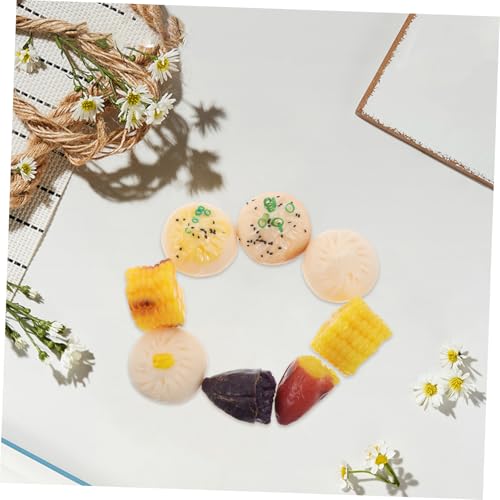 PHENOFICE 8 Stück Teiliges Set Realistischer Frühstücksmodelle Gefälschter Mais und Gedämpfte Brötchen für Rollenspiele und Fotografie für Kinderküchen und Kreative Spielmomente PHENOFICE 8 Stück Teiliges Set Realistischer Frühstücksmodelle Gefälschter Mais und Gedämpfte Brötchen für Rollenspiele und Fotografie für Kinderküchen und Kreative Spielmomente von PHENOFICE