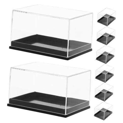 PHENOFICE 8 Stück Transparente Rechteckige Vitrine Für Muscheln Und Mineralien, Transparente Boxen, Mineralproben-vitrinen, Halter, Schmuck-aufbewahrungsbehälter PHENOFICE 8 Stück Transparente Rechteckige Vitrine Für Muscheln Und Mineralien, Transparente Boxen, Mineralproben-vitrinen, Halter, Schmuck-aufbewahrungsbehälter von PHENOFICE