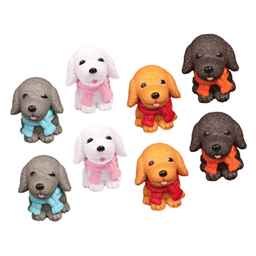 PHENOFICE Deko Figuren Zubehör Spielzeug Für 8-teilige Miniatur-hundefiguren Realistische Welpenornamente Hundemodelle PHENOFICE Deko Figuren Zubehör Spielzeug Für 8-teilige Miniatur-hundefiguren Realistische Welpenornamente Hundemodelle von PHENOFICE