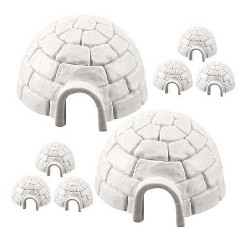 PHENOFICE 8st Iglu-Modell Iglu-Figur Figuren Für Kleinkinder Feenhäuser Für Feengarten Zubehör Miniaturen Für Den Feengarten Heimdekoration Harz Weiß PHENOFICE 8st Iglu-Modell Iglu-Figur Figuren Für Kleinkinder Feenhäuser Für Feengarten Zubehör Miniaturen Für Den Feengarten Heimdekoration Harz Weiß von PHENOFICE