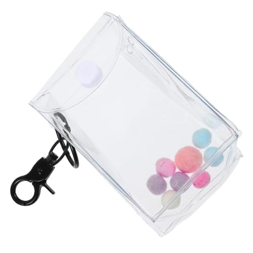 PHENOFICE Aufbewahrungsbox Für Puppen, Transparente Puppentasche, Mini Figurentasche, Hängende Puppen Aufbewahrungstasche, Puppenbehälter, Transparenter Beutel, Mini Ausstellungstasche, von PHENOFICE