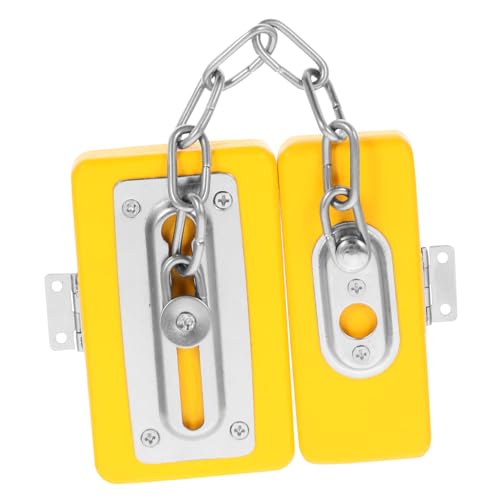 PHENOFICE Besetztes Türschloss Spielzeuge Trainingsspielzeug Für Frühpädagogisches Pädagogisch Passendes Für Mit Kindersicherung Lehrgerät Holz PHENOFICE Besetztes Türschloss Spielzeuge Trainingsspielzeug Für Frühpädagogisches Pädagogisch Passendes Für Mit Kindersicherung Lehrgerät Holz von PHENOFICE