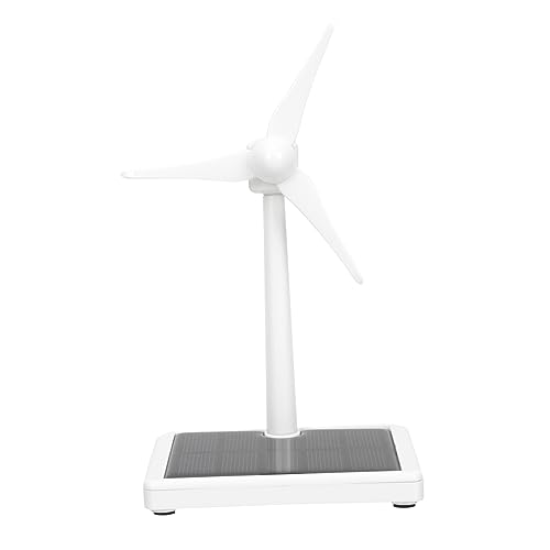 PHENOFICE Solar Windmühlen Modell für Kinder Selbstgemacht Kunststoff Solar Windmühle für Wissenschaftliche Experimente Lernspielzeug zur Kreativität und Aufmerksamkeit von PHENOFICE
