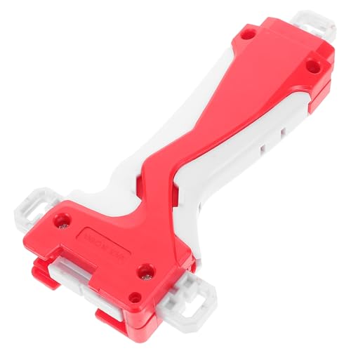 PHENOFICE Doppelt Action Gyro Launcher mit Präzisionsgriff Robuste Spielzeugzubehör für Spannende Kompatibel mit Verschiedenen Spielzeugen für Rot von PHENOFICE